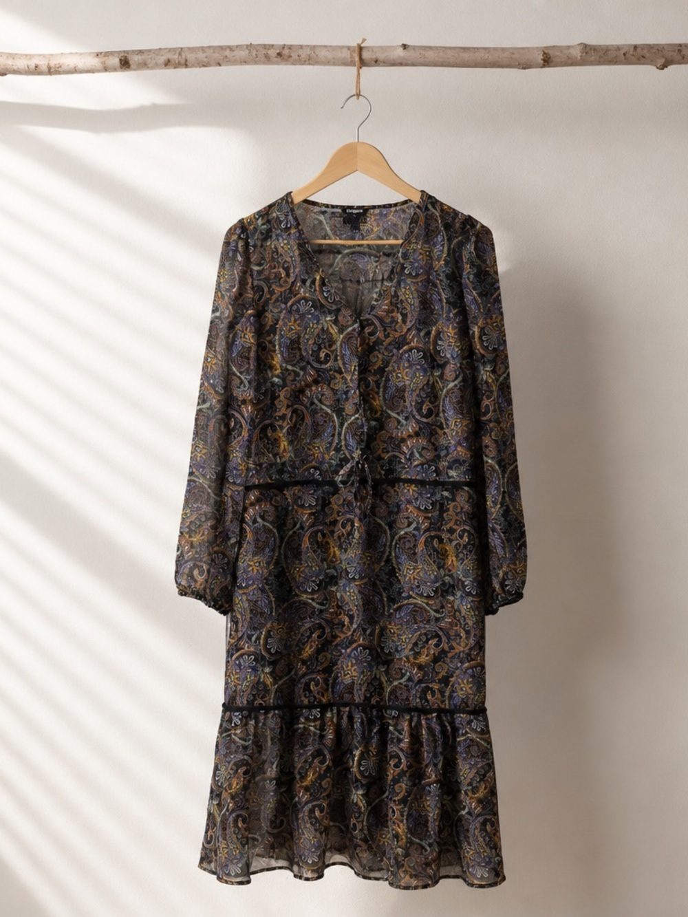 Express Paisley Print Dress